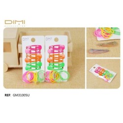 Clip capelli + elastici 31005u | Starclean