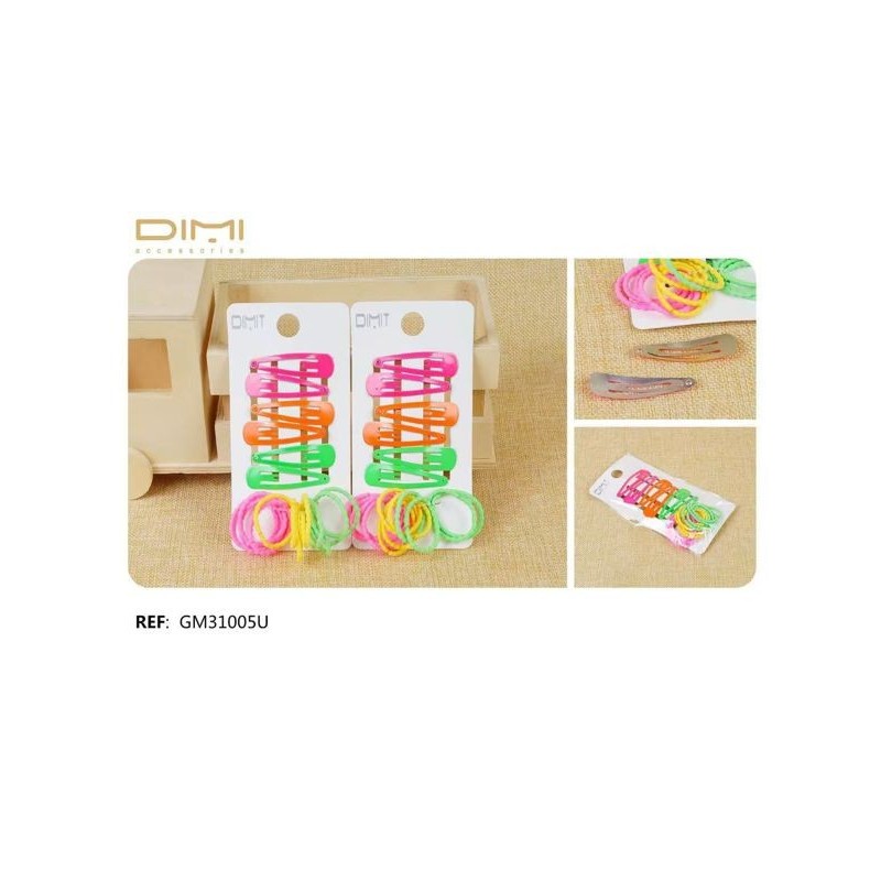 Clip capelli + elastici 31005u | Starclean