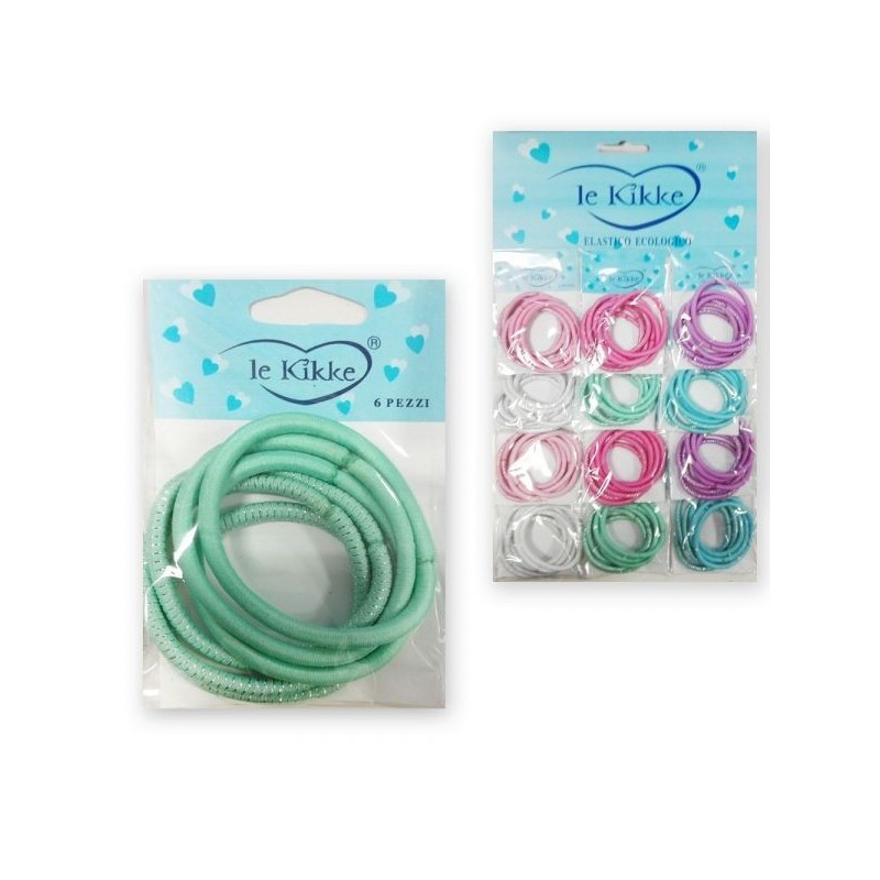 Elastici capelli busta 6 pz color c0037 | Starclean
