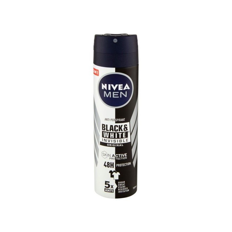 Nivea DEO spray MEN B&W original 150 ml | Starclean