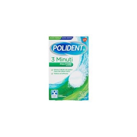 Polident compresse 3 minuti 36 pz | Starclean
