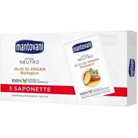Mantovani saponette 90gr 3pz argan | Starclean