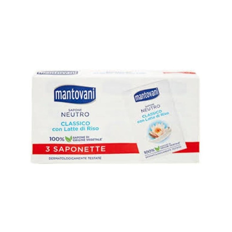Mantovani saponette 90 gr 3pz | Starclean