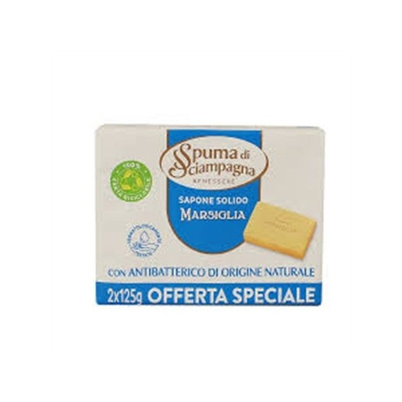 Spuma sapone solido marsiglia 2 pz | Starclean