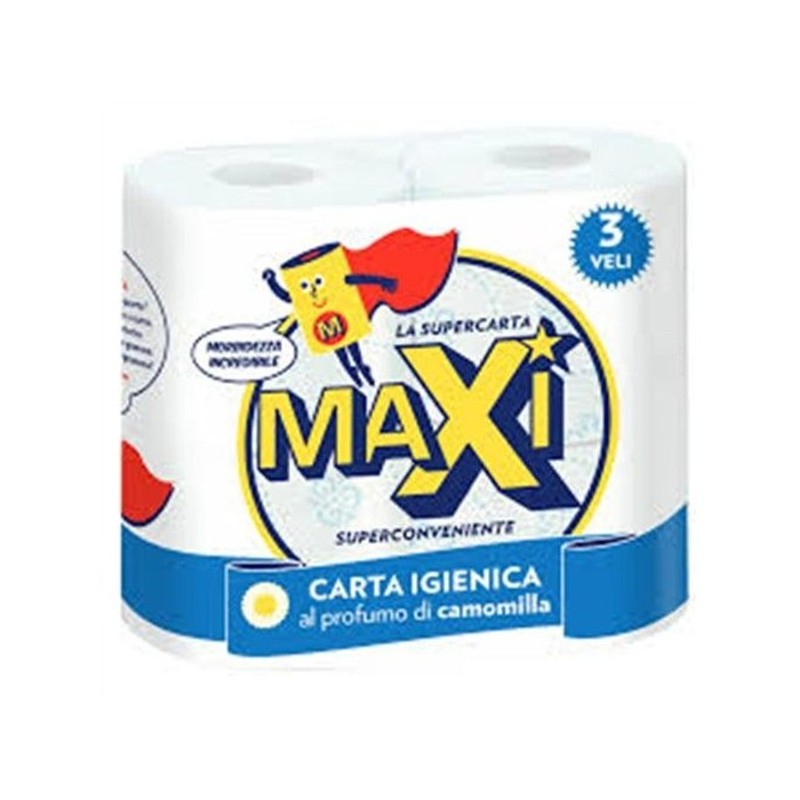 Max carta igienica 4R. 3V. camomilla | Starclean
