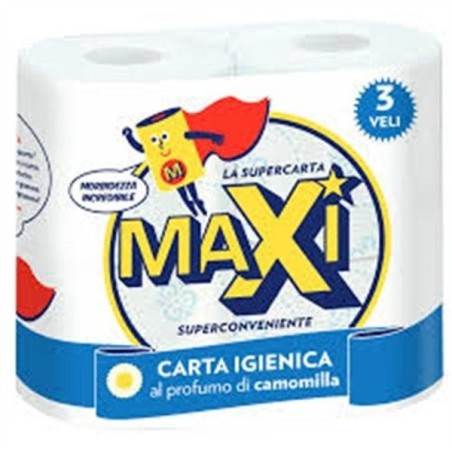 Max carta igienica 4R. 3V. camomilla | Starclean