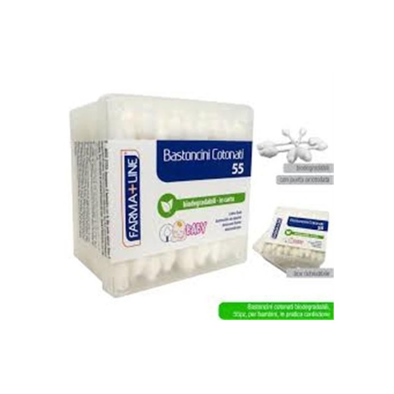 Cotton fioc baby 55pz Farmaline | Starclean