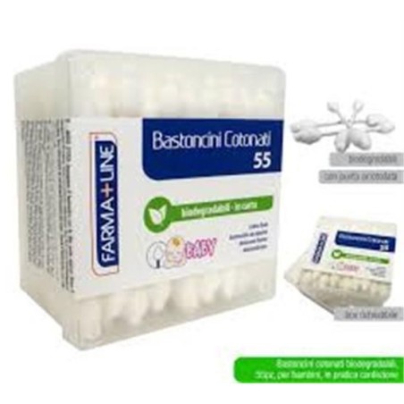 Cotton fioc baby 55pz Farmaline | Starclean
