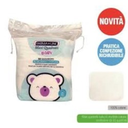 Quadrotti baby cotone 50pz farmalin | Starclean