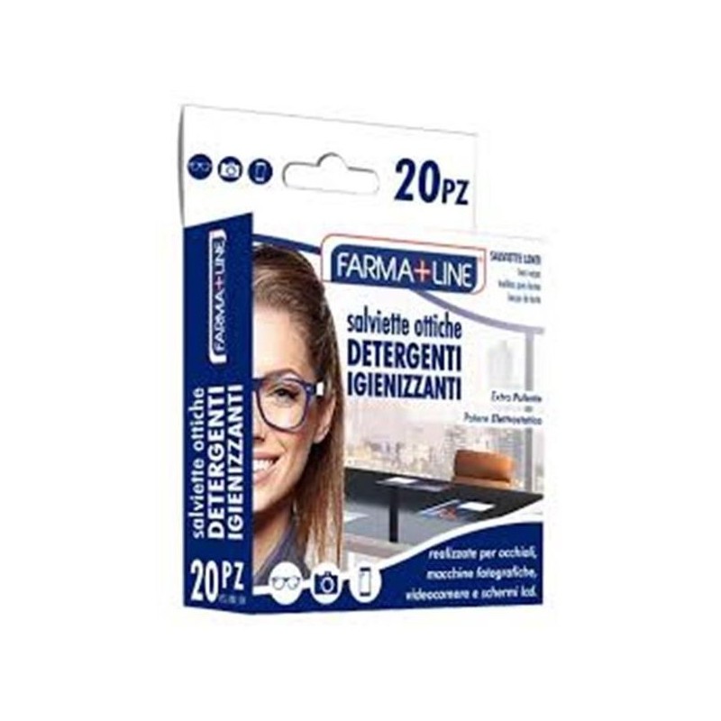 Salviette occhiali 20pz Farmaline | Starclean