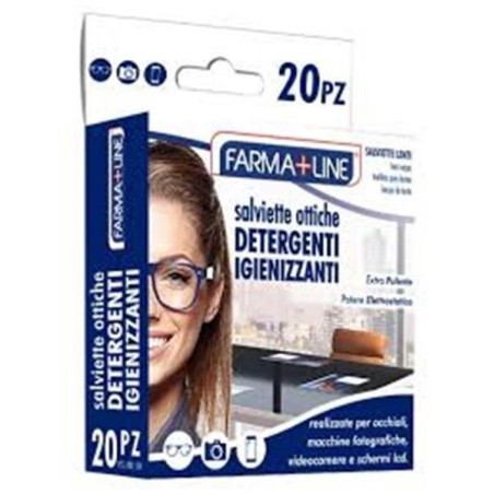 Salviette occhiali 20pz Farmaline | Starclean