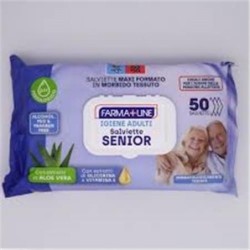 Salviette senior 50 pz aloe vera | Starclean