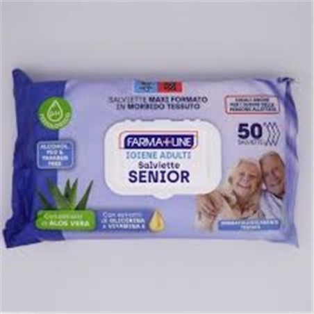 Salviette senior 50 pz aloe vera | Starclean