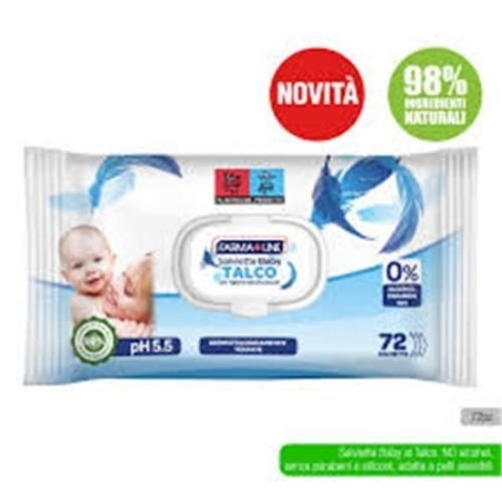 Salviette farma 72 pz con POP UP talc | Starclean