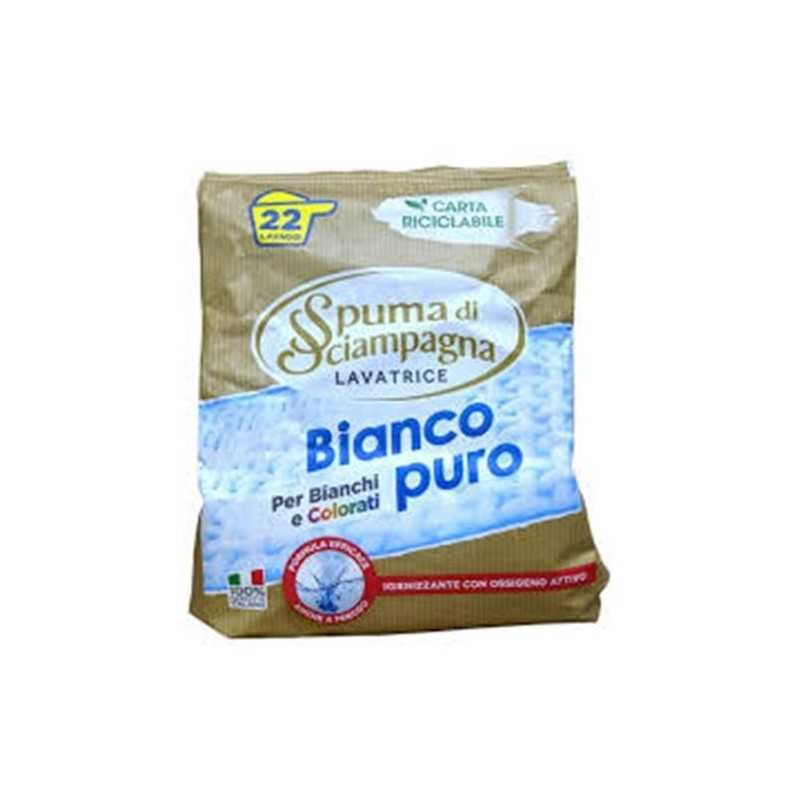 Spuma sciamp sacco lavatrice bianco 22 m | Starclean