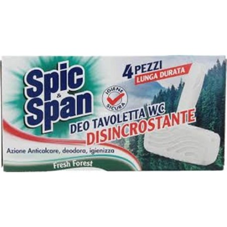 Spic&span tav. WC 4 pz disincrostante | Starclean