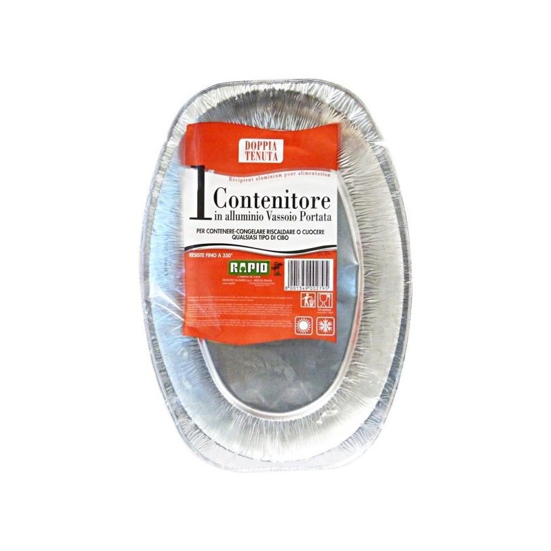Cont.vassoio rapid alluminio piccolo | Starclean