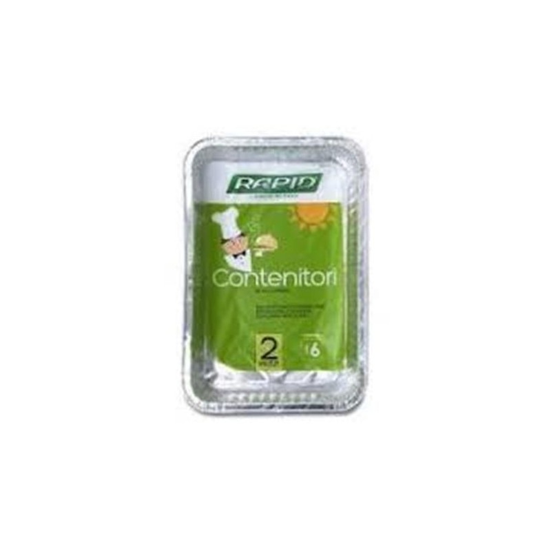 Contenitori alluminio 6por.2pz | Starclean