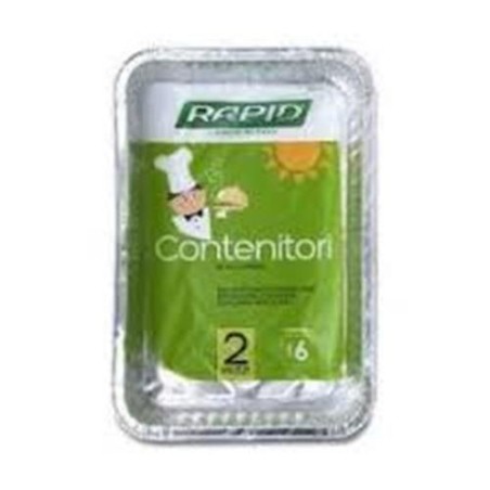 Contenitori alluminio 6por.2pz | Starclean