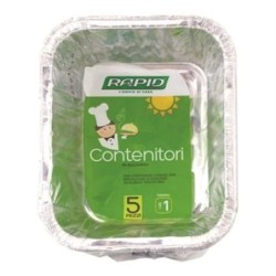 Contenitori alluminio 1por. 5 pz | Starclean