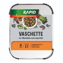 Contenitori alluminio con C 1por 5pz | Starclean