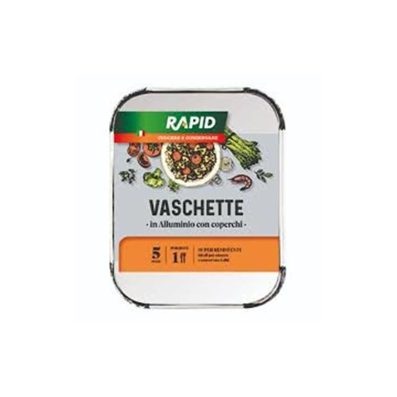 Contenitori alluminio con C 1por 5pz | Starclean