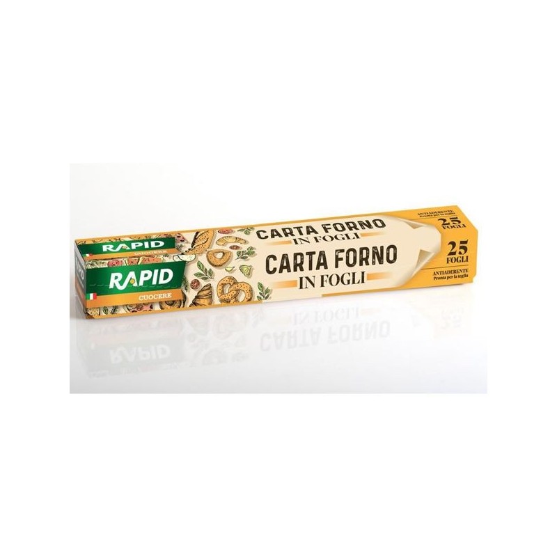 Rapid carta forno 25 fogli 33x38 | Starclean