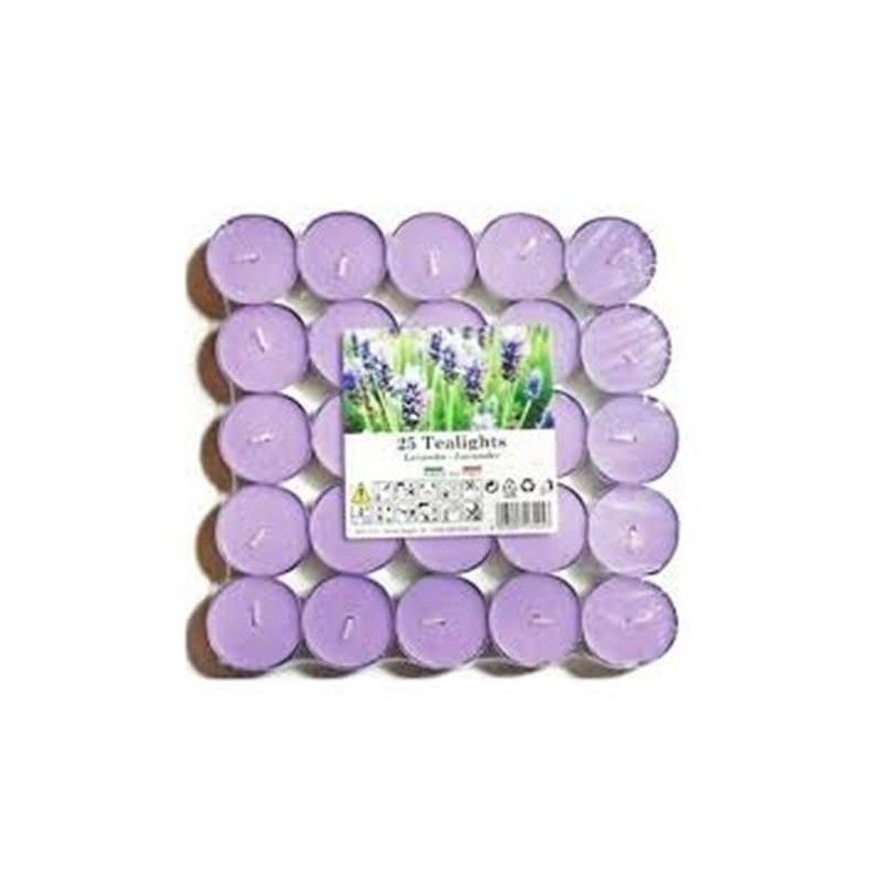 Tealight lavanda 25pz 4H | Starclean