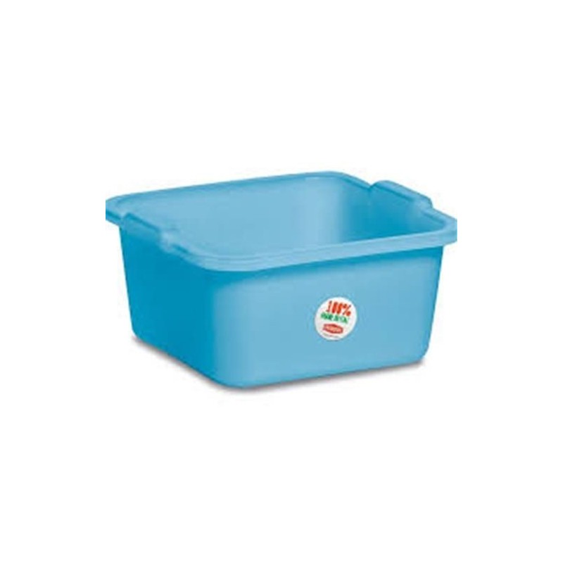 Stefan bacinella quadra 30cm azzurra | Starclean