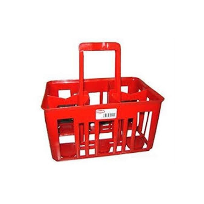 Stefan cestello portabottiglie rosso | Starclean