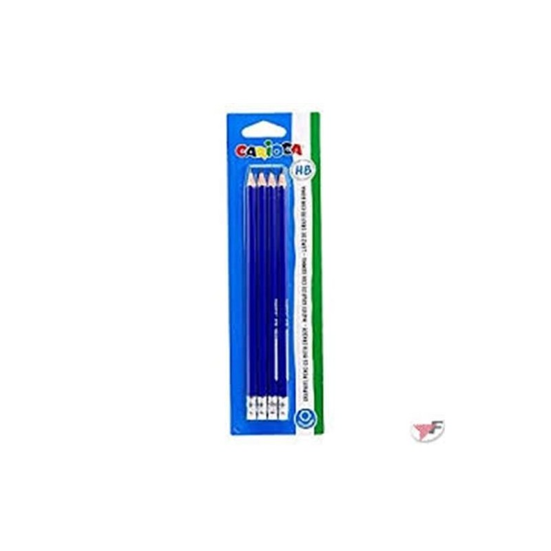 Carioca matite HB con gomma BL4 42796 | Starclean