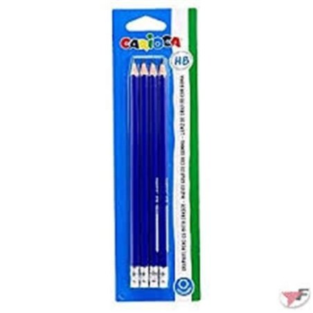 Carioca matite HB con gomma BL4 42796 | Starclean