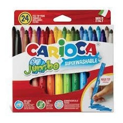 Carioca JUM pennarelli punta maxi 24 pz | Starclean