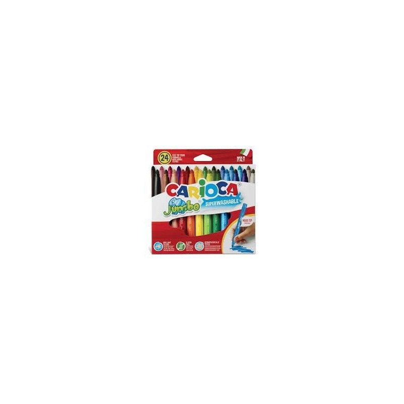 Carioca JUM pennarelli punta maxi 24 pz | Starclean