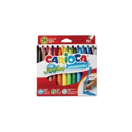 Carioca JUM pennarelli punta maxi 24 pz | Starclean