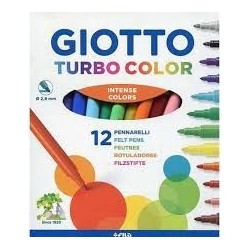 Giotto pennarelli turbo color 12 pz | Starclean