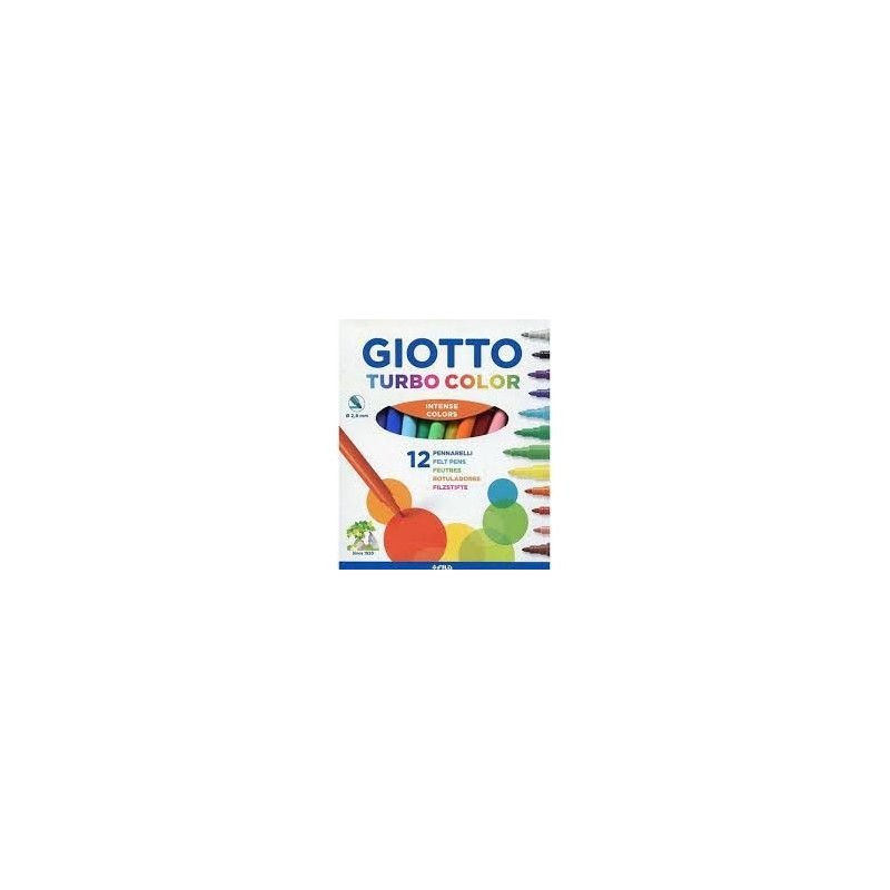Giotto pennarelli turbo color 12 pz | Starclean