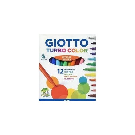 Giotto pennarelli turbo color 12 pz | Starclean
