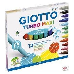 Giotto pennarelli turbo maxi 12 pz | Starclean