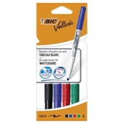 Marker velleda BIC CF 4 pezzi | Starclean