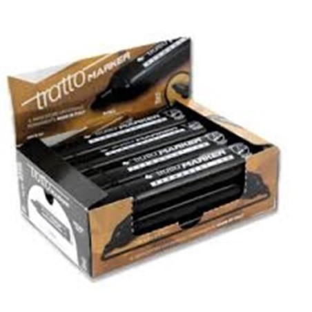 Tratto marker punta tonda nero | Starclean