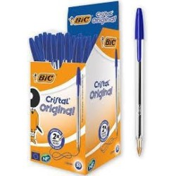 BIC penne cristal BLU 50 pz | Starclean