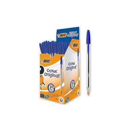 BIC penne cristal BLU 50 pz | Starclean