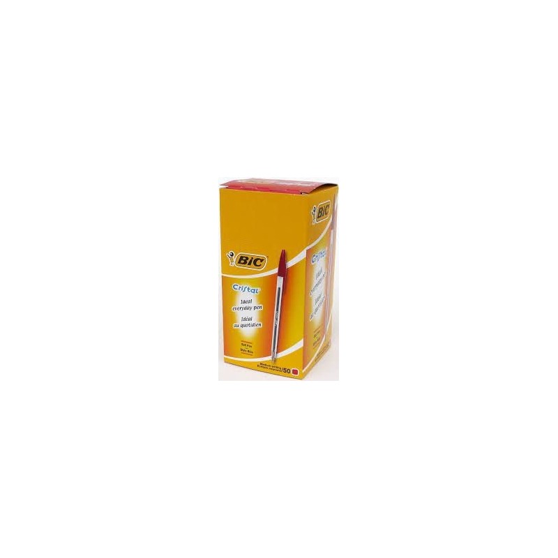 BIC penne cristal RED 50 pz | Starclean