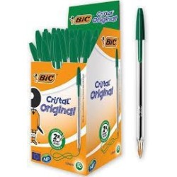 BIC penne cristal green 50 pz | Starclean