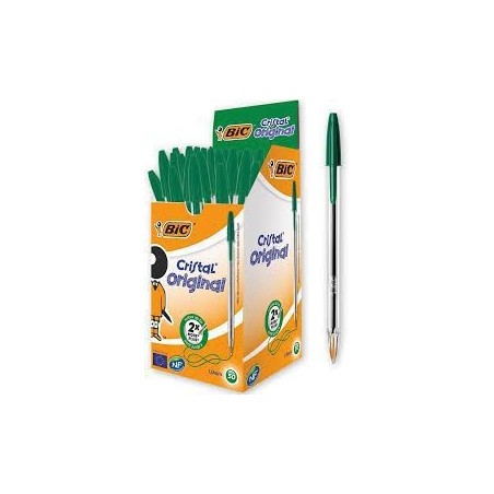 BIC penne cristal green 50 pz | Starclean