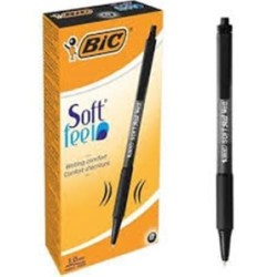 Penna BIC soft A scatto nera | Starclean
