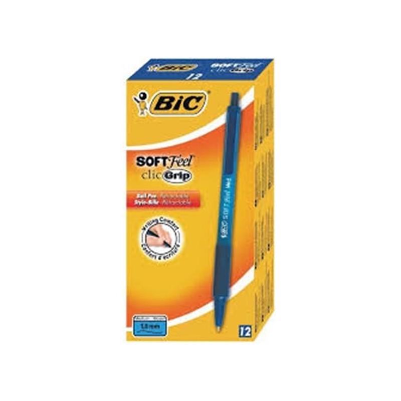 Penna sfera BIC soft A scatto BLU | Starclean