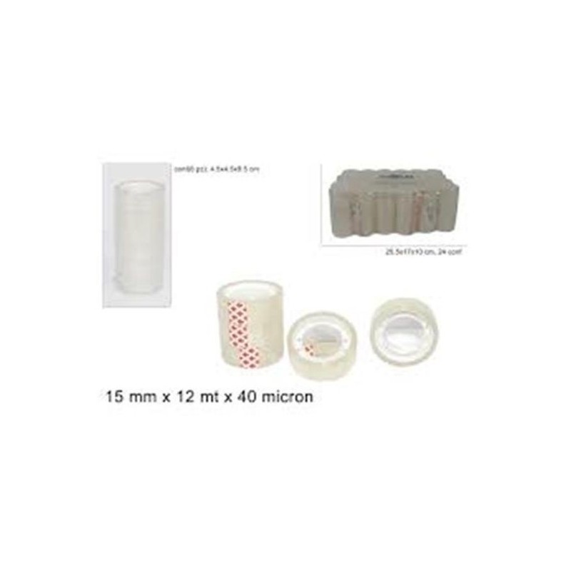 Nastro adesivo trasparente 6 pz | Starclean