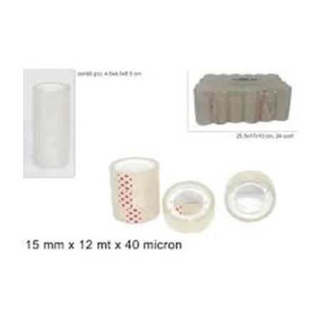 Nastro adesivo trasparente 6 pz | Starclean